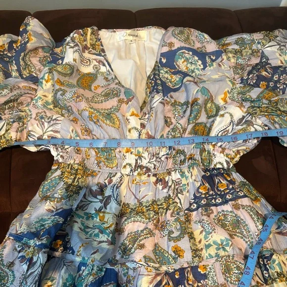 Annick Boho Patchwork Midi Dress - Picture 12 of 14